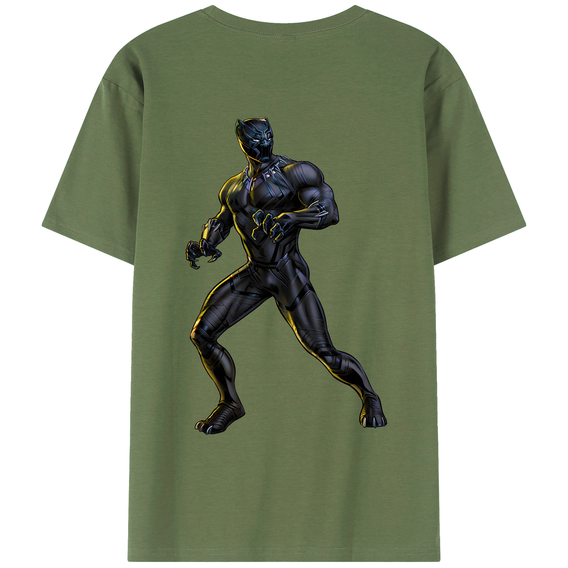 （画像用） アベンジャーズ The Avengers 綿100％ メンズ半袖Tシャツ（バックプリント） 通気性